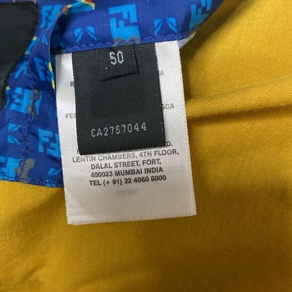 FENDI Monster Eyes Full Zip Windbreaker Jacket Size 50 - Picture 7 of 10